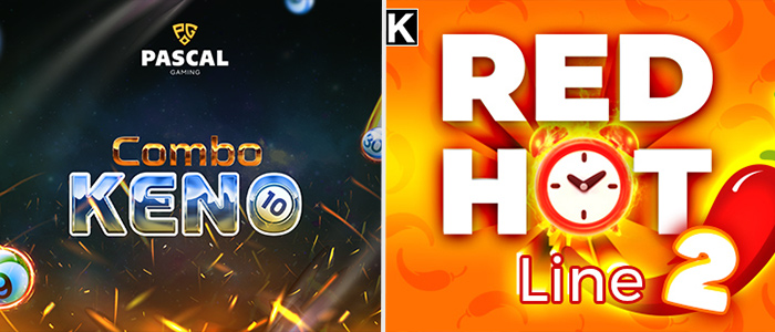 بررسی دو بازی مهارتی "Combo Keno 10" و "Red Hot Line 2"