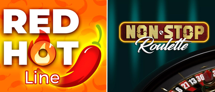 بررسی دو بازی مهارتی "نان استاپ رولت" و "Red Hot Line"