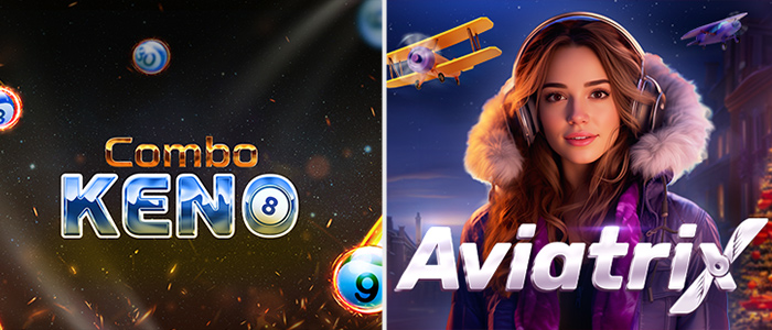 بررسی دو بازی مهارتی جذاب "Aviatrix" و "Combo Keno 8"